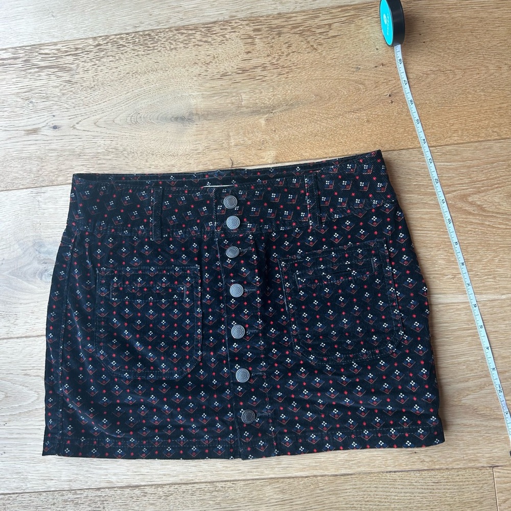 We The Free Black Mini Pencil Skirt